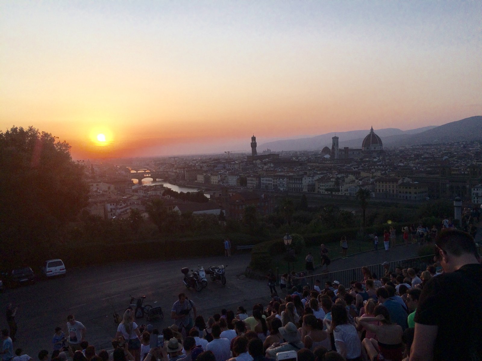 Sunset at Piazzale Michealangelo