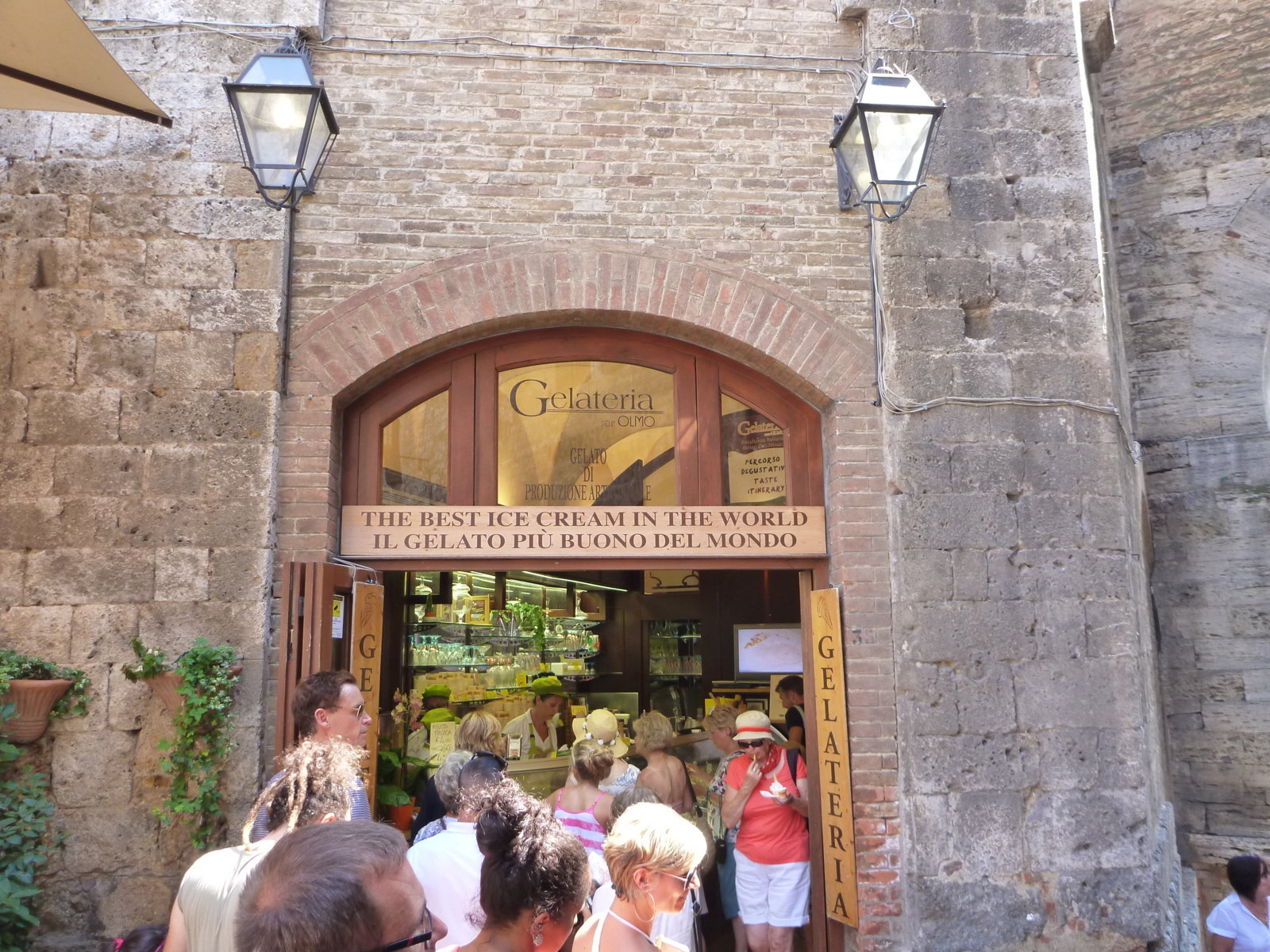 San Gimignano Worlds best Gelato