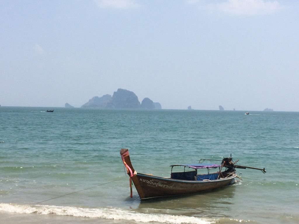 Longtail boat waiting to depart from Au Nang