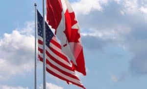 canada us flag