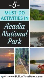 photos of must do activities in acadia national park