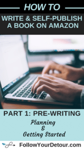 how to write and self-publish a book on amazon part 1 pre-writing planning and getting started